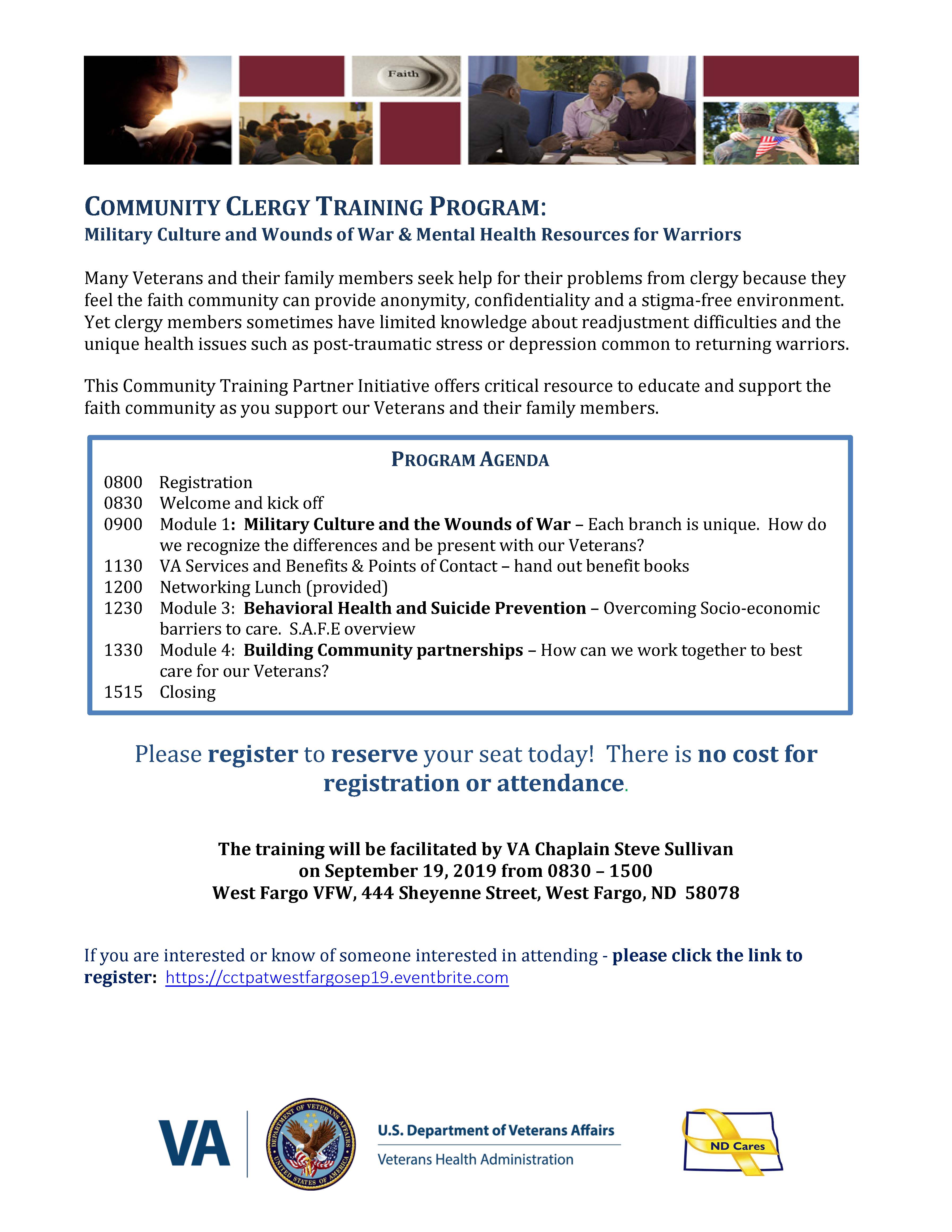 Community Clergy Training Program